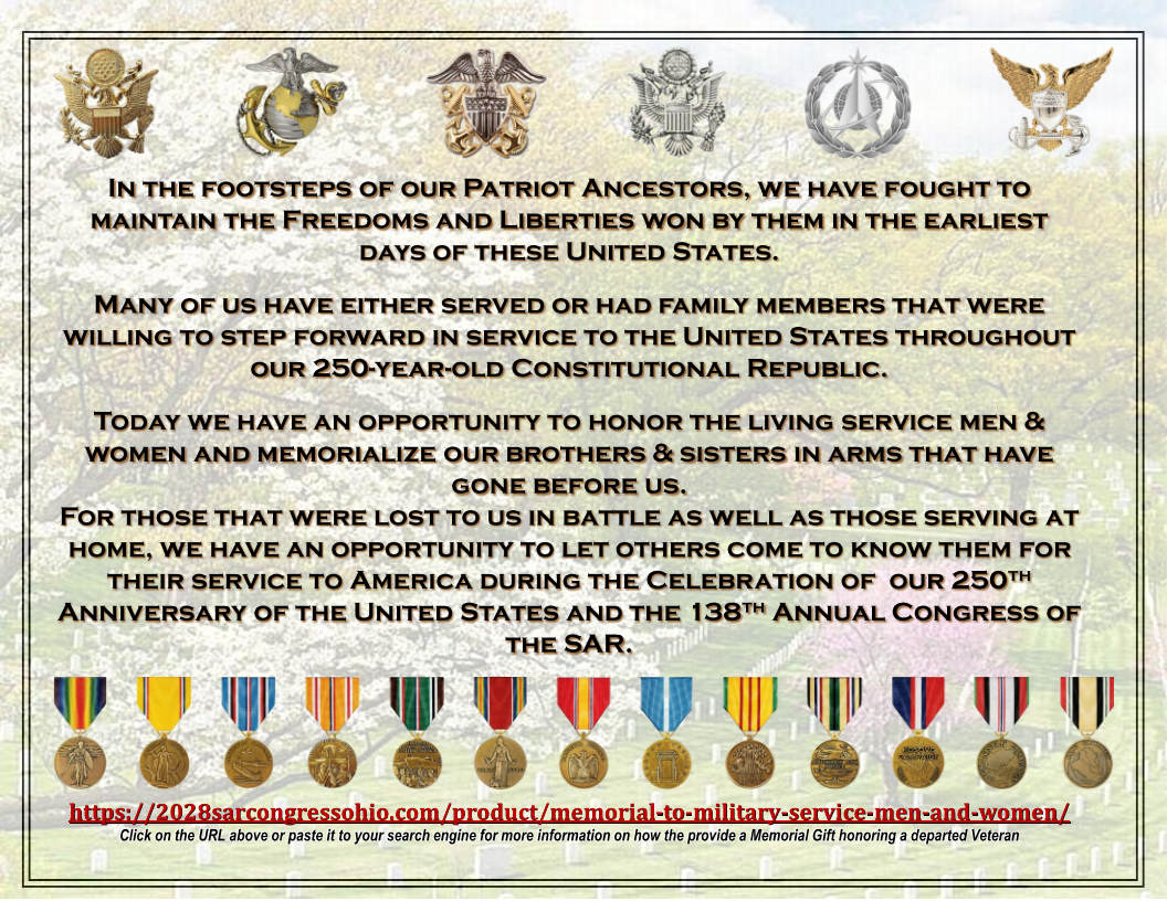Memorial to Military Service Men and Women