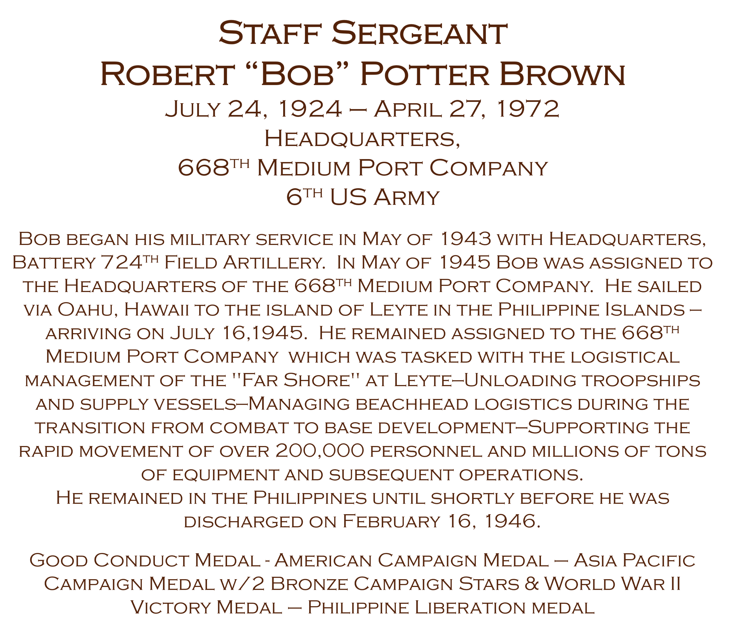 Brown b